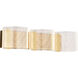 Kenzo LED 25 inch Polished Anodized Bronze Vanity Wall Light