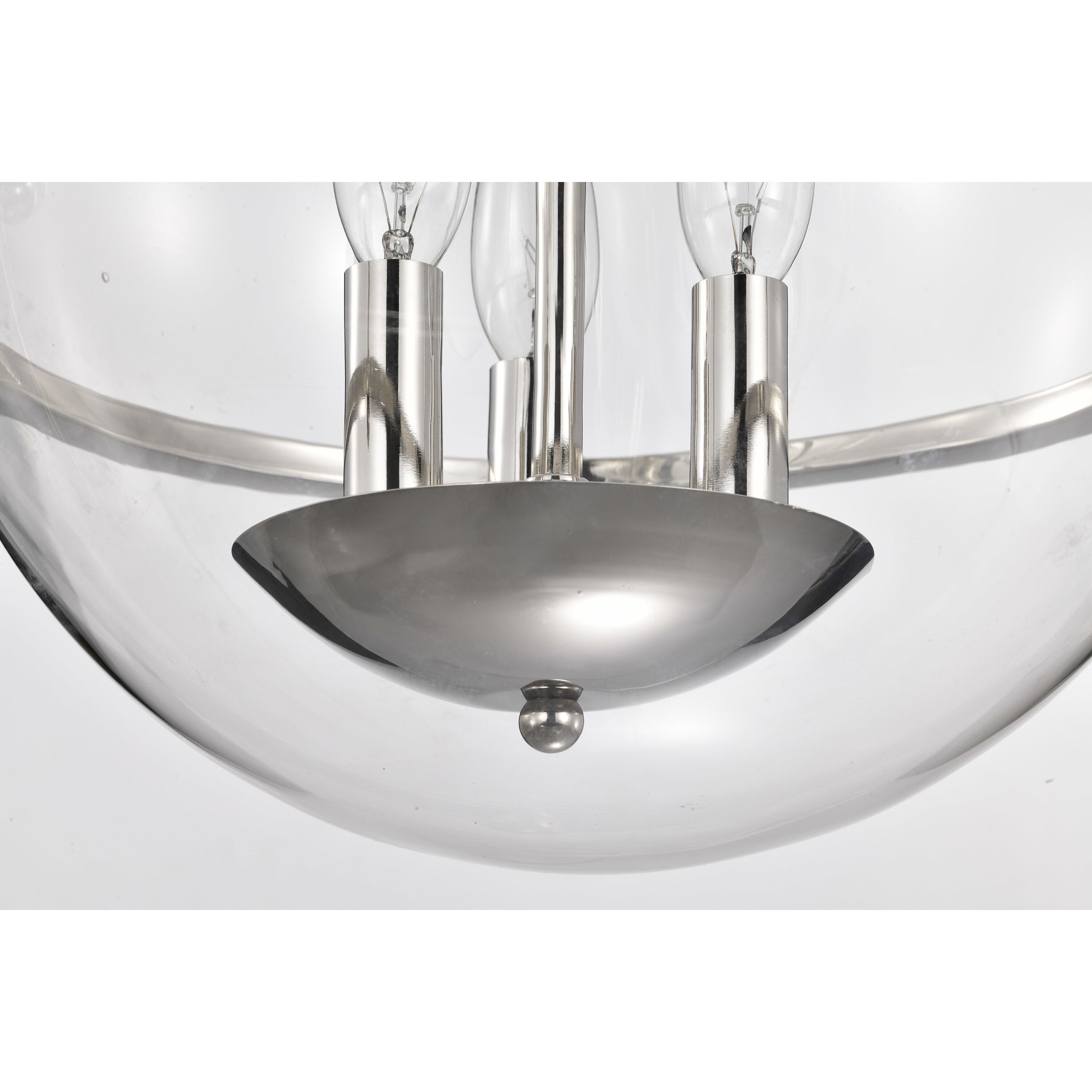 Amado 3 Light 14 inch Polished Nickel Pendant Ceiling Light