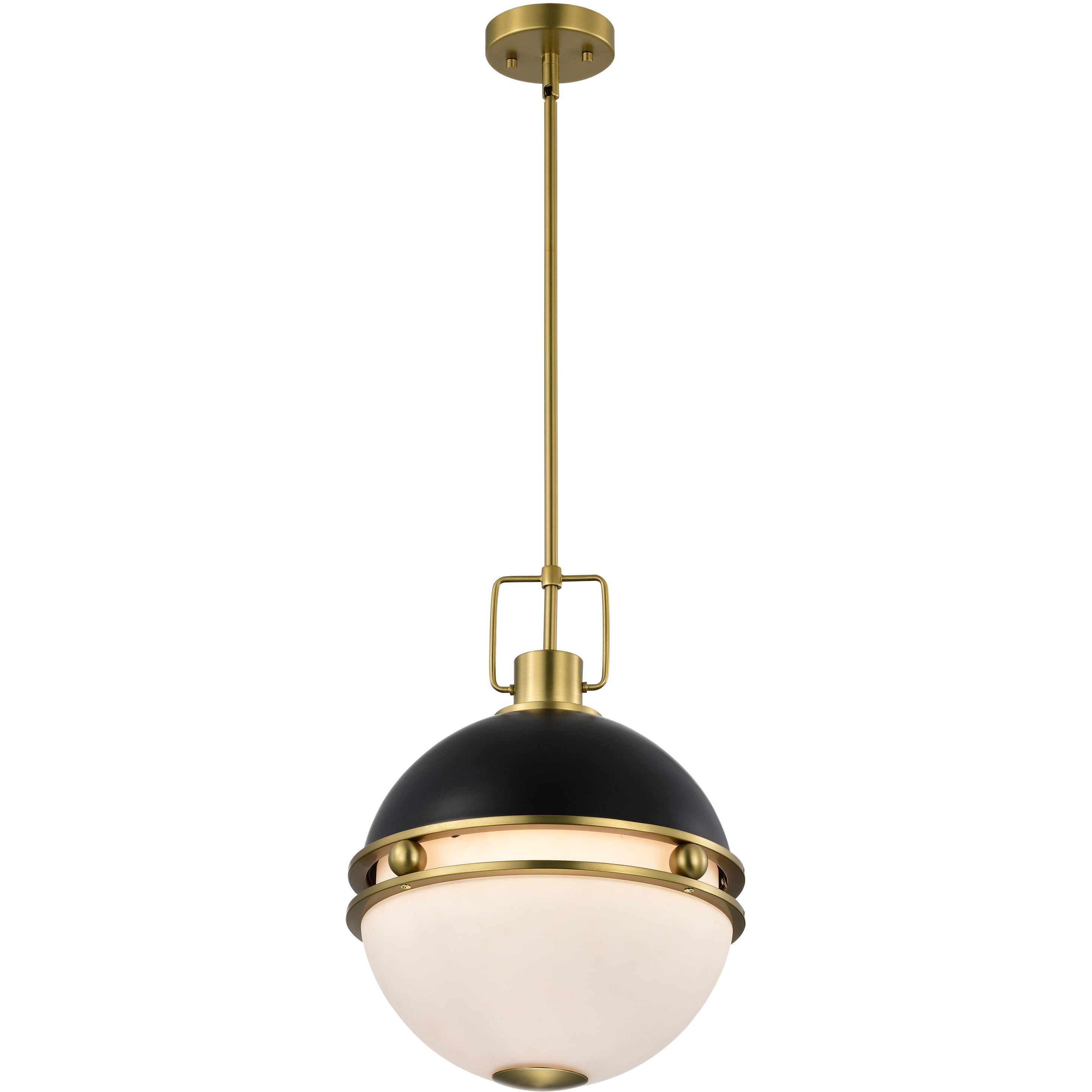 Everton 2 Light 14 inch Matte Black Pendant Ceiling Light