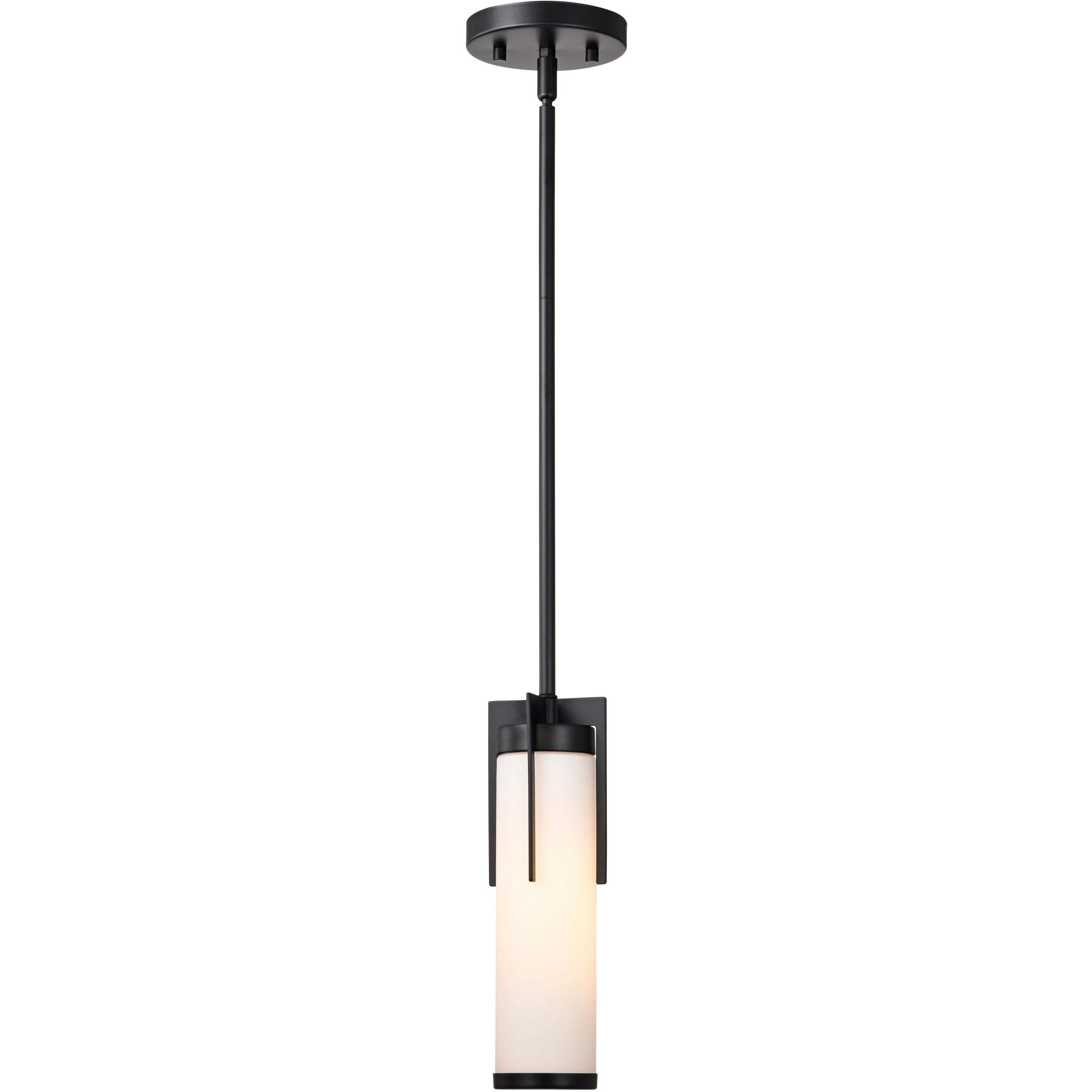 Roselle 3.75 inch Matte Black Pendant Ceiling Light