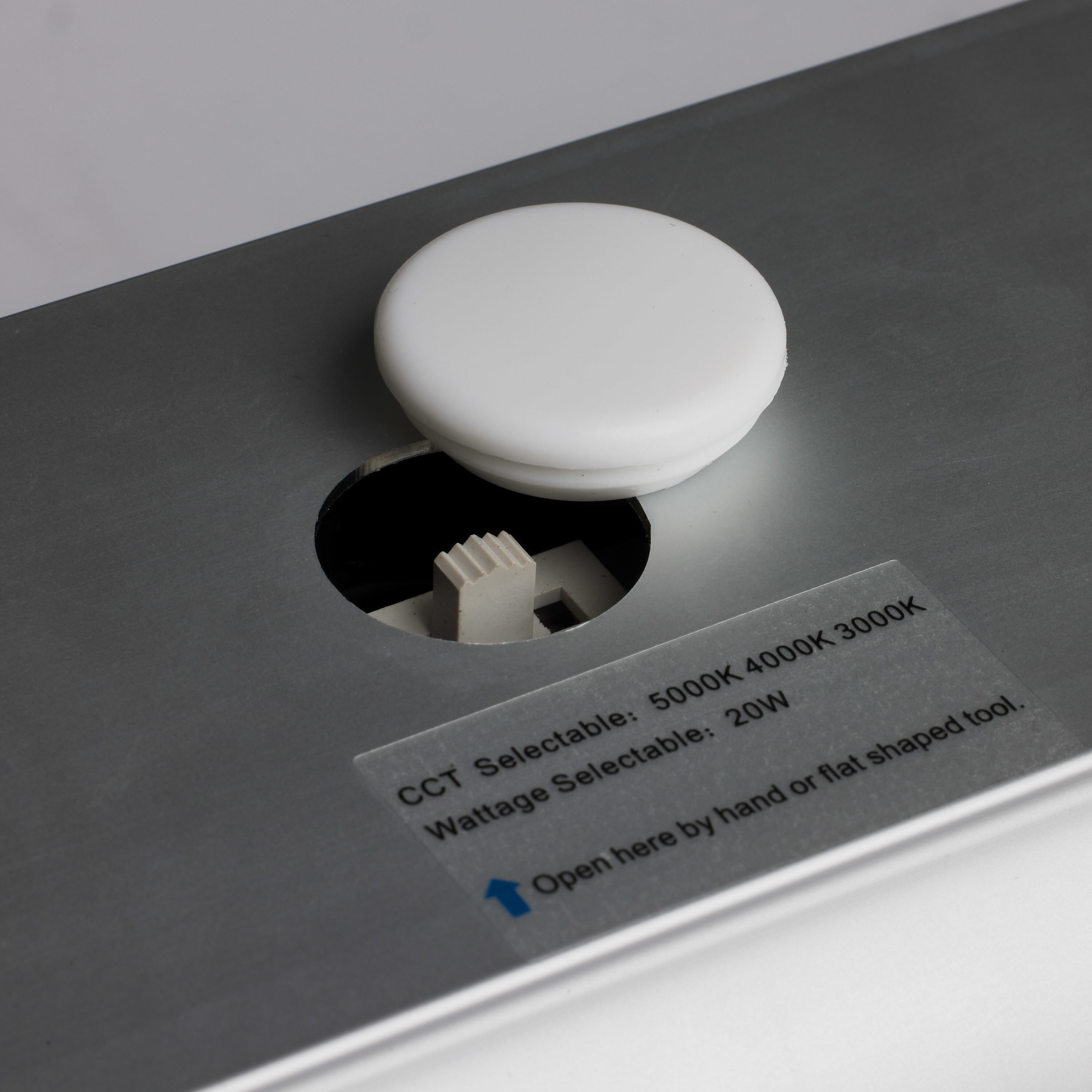 Brentwood LED 3.11 inch White and Gray Wall Pack