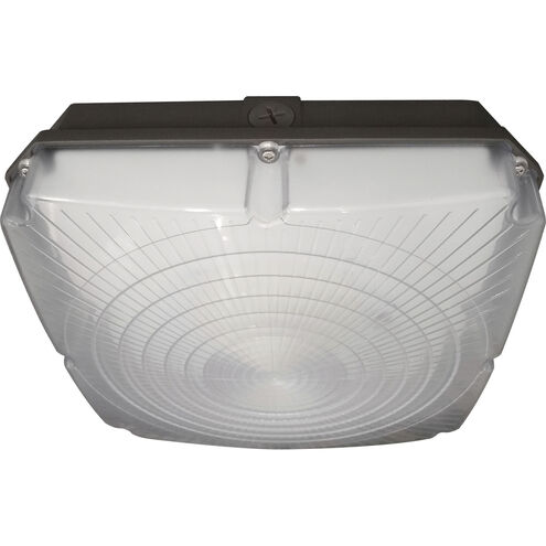 Brentwood LED 10 inch Bronze Outdoor Flush Mount