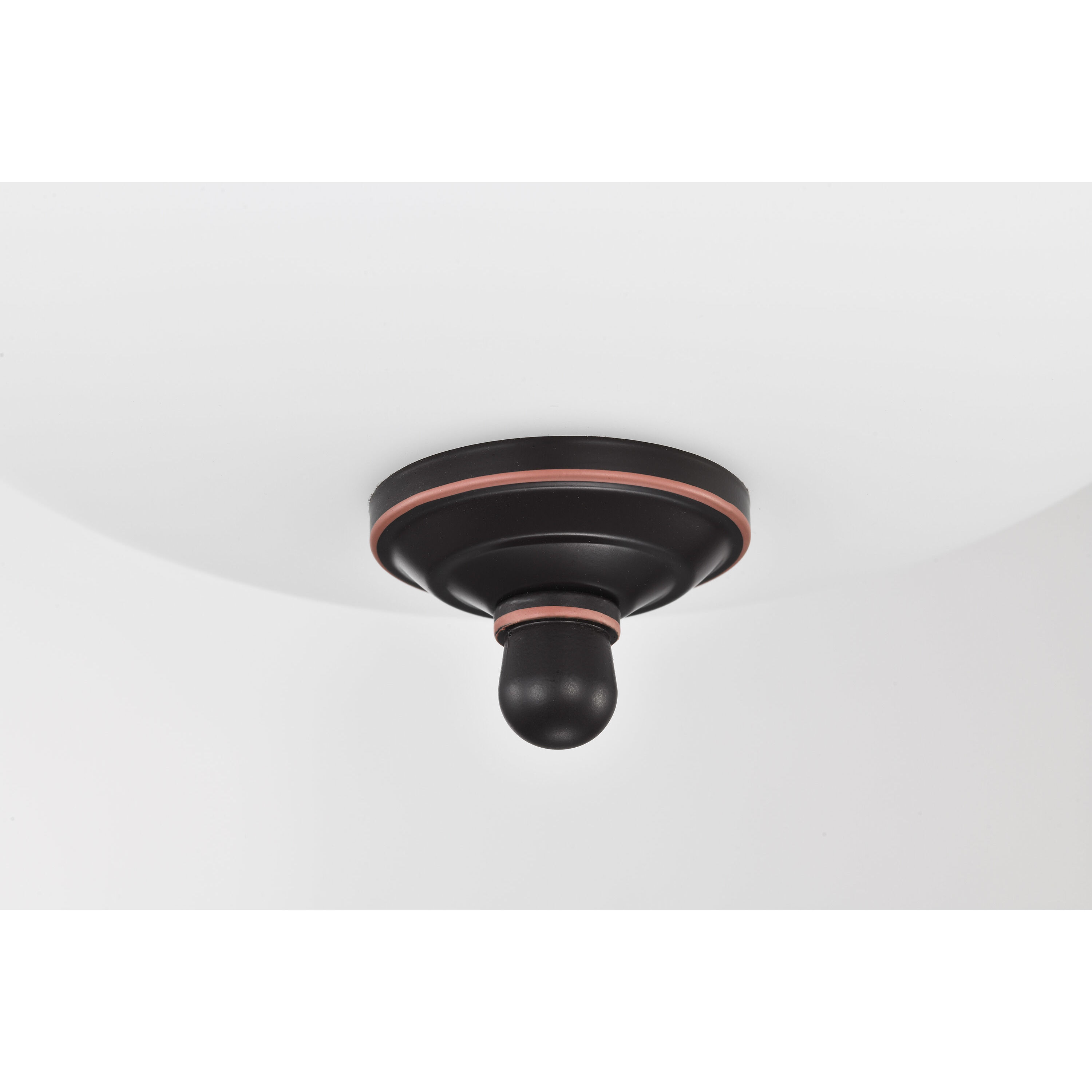 Brentwood LED 13 inch Mahogany Bronze LED Flush Mount Ceiling Light