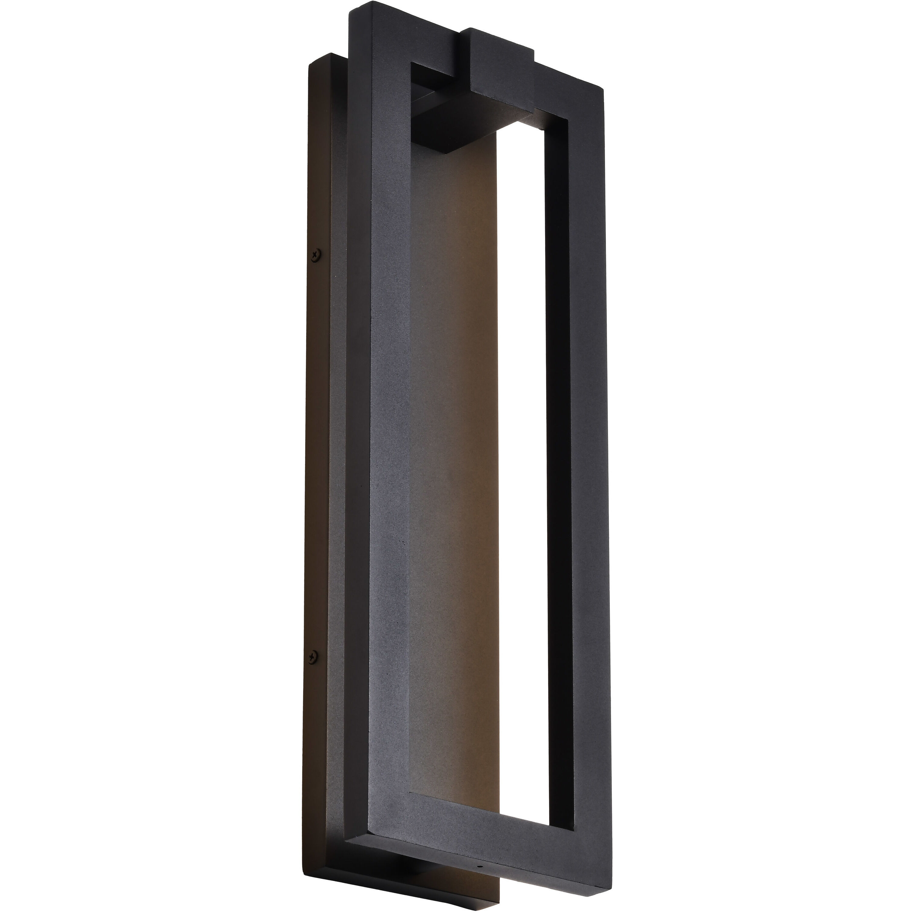 Crew LED 19.13 inch Sand Black Outdoor Wall Light