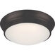 Conrad LED 12 inch Mahogany Bronze Flush Mount Ceiling Light