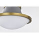 Lafayette 1 Light 18 inch Matte Gray Pendant Ceiling Light