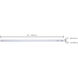CounterQuickSlim 120 LED 30 inch White Under Cabinet & Cove