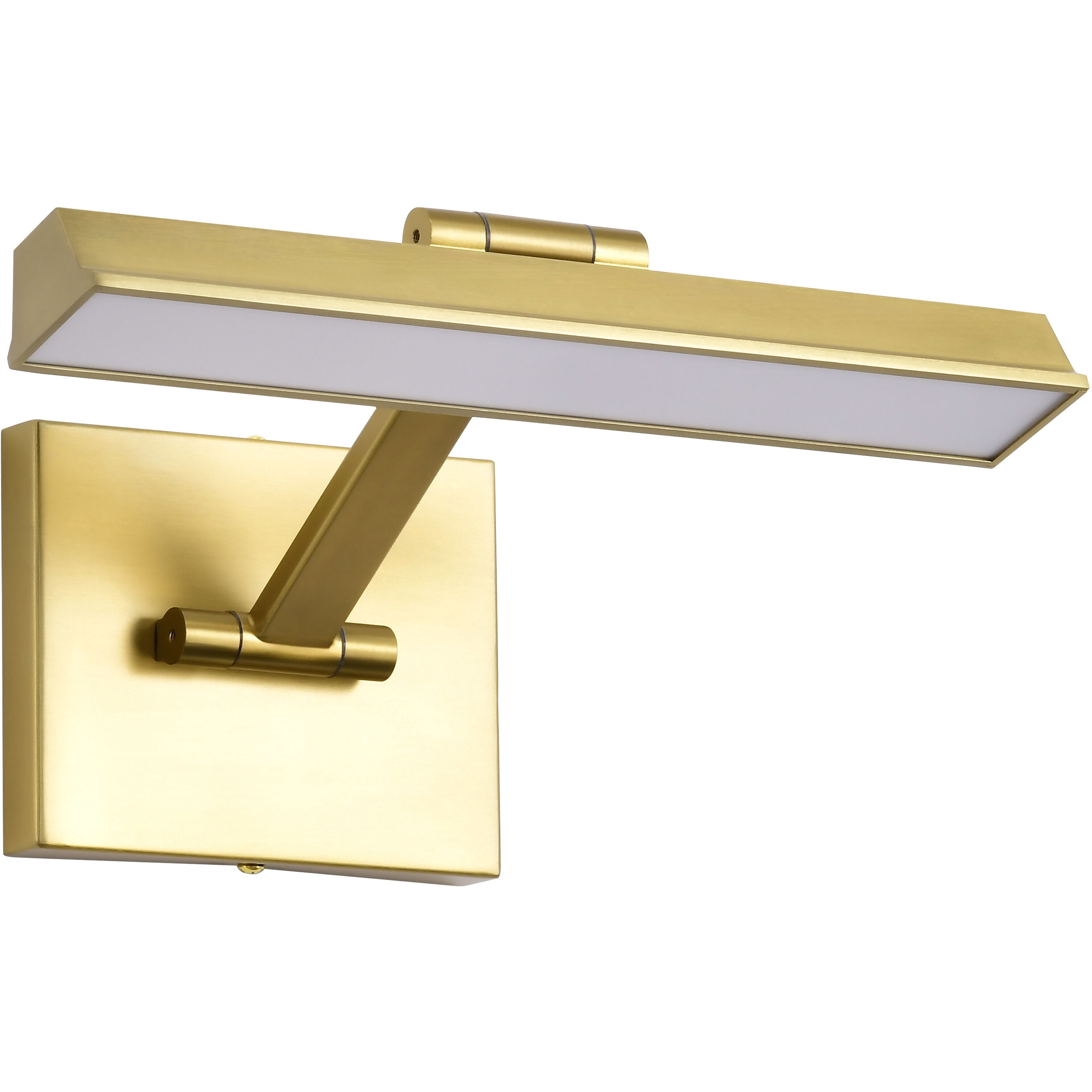 Hazel LED 12.2 inch Vintage Brass Vanity Wall Light