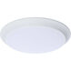 ColorQuick LED 9.49 inch White Close-to-Ceiling LED Disk Ceiling Light