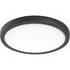 Blink Pro+ LED 15 inch Black Edge Lit Flush Mount Ceiling Light