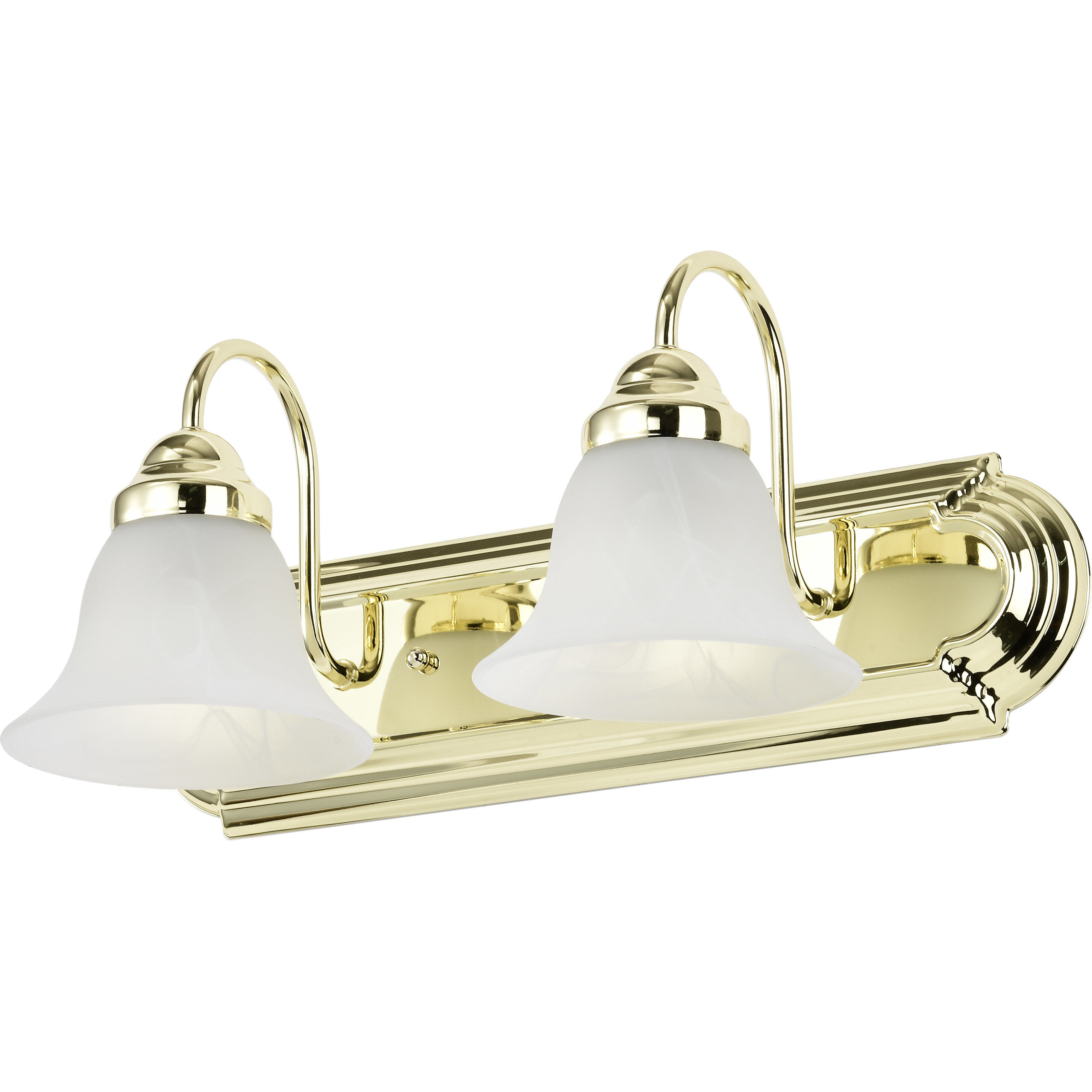 Ballerina 2 Light 18 inch Polished Brass Vanity Light Wall Light