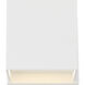 Lightgate LED 4.75 inch Matte White Wall Sconce Wall Light