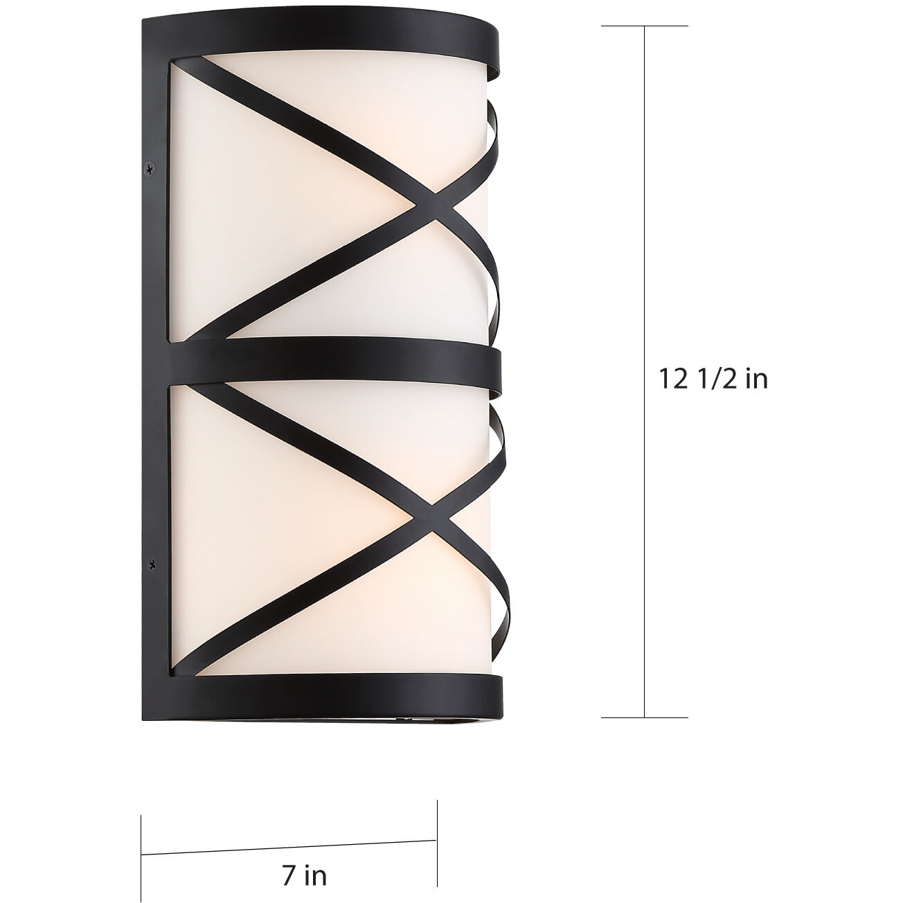 Sylph 2 Light 7 inch Aged Bronze and Satin White Vanity Light Wall Light