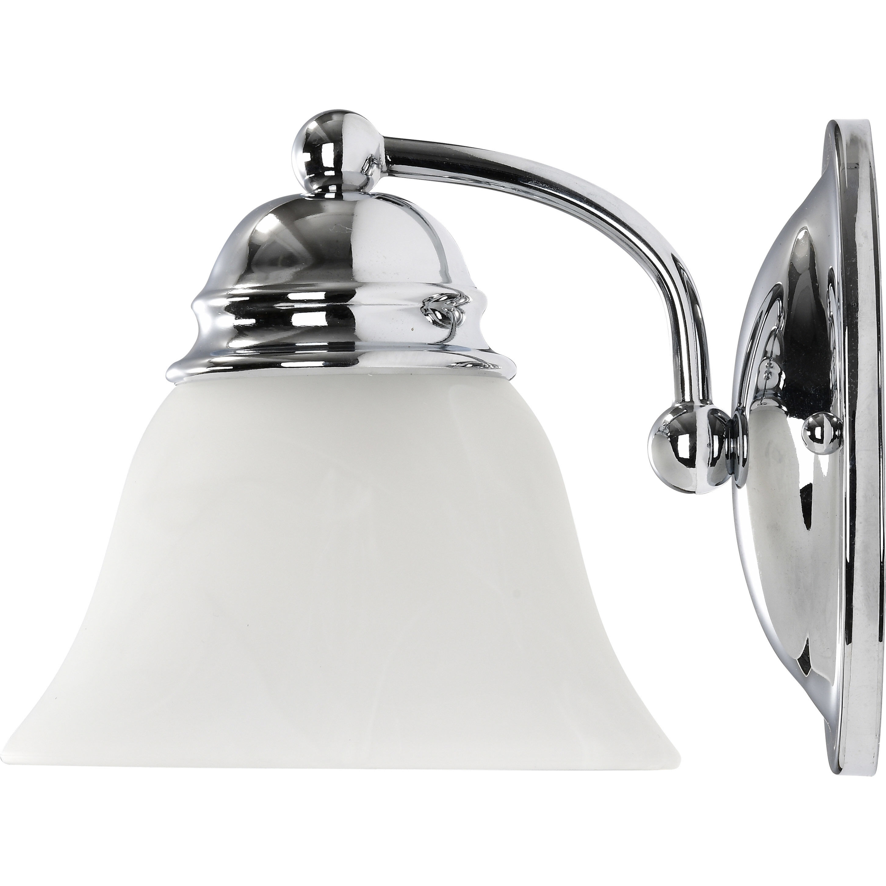 Empire 1 Light 6 inch Polished Chrome Vanity Light Wall Light