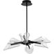 Sedona LED 28 inch Matte Black Chandelier Ceiling Light