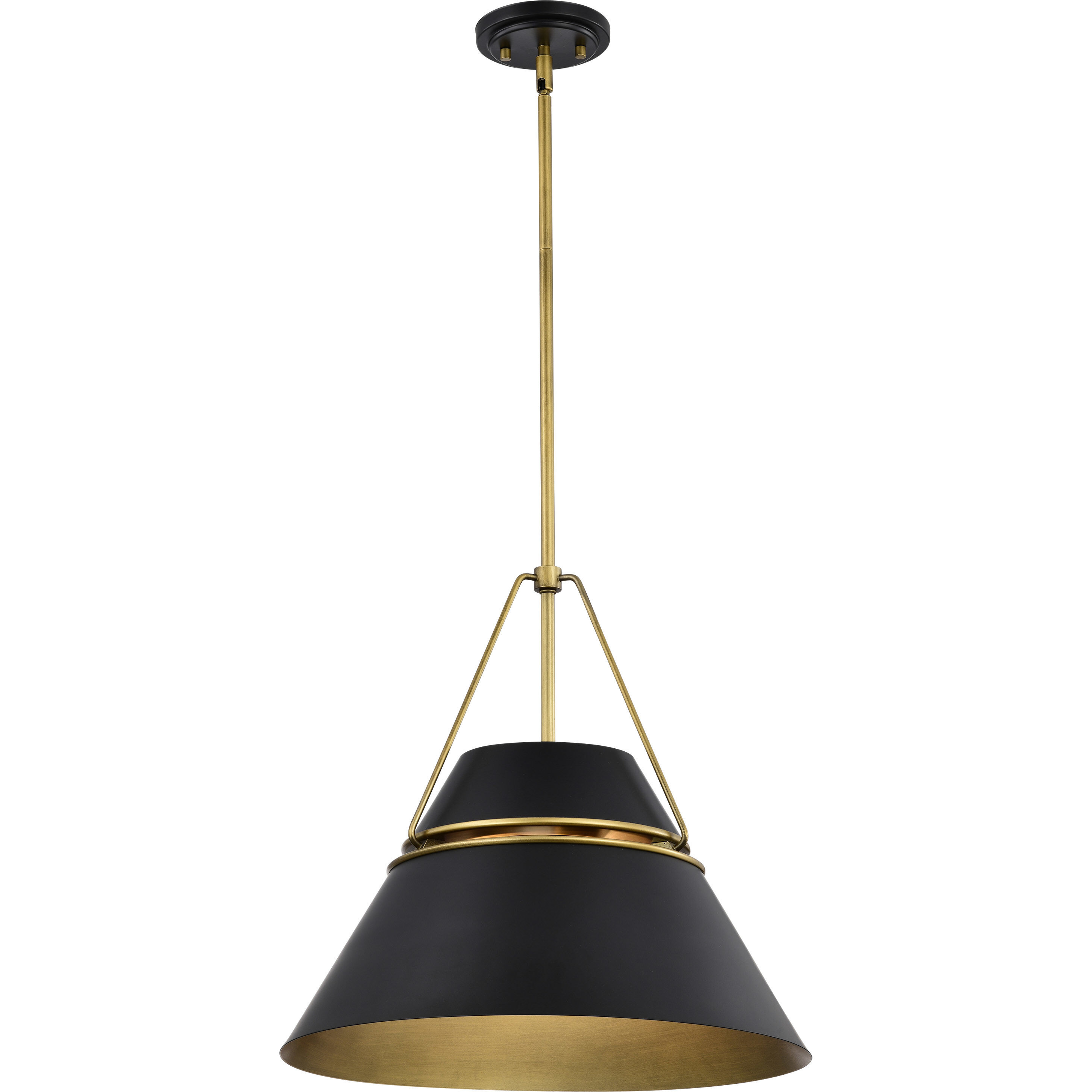 Adina 3 Light 18 inch Matte Black Pendant Ceiling Light