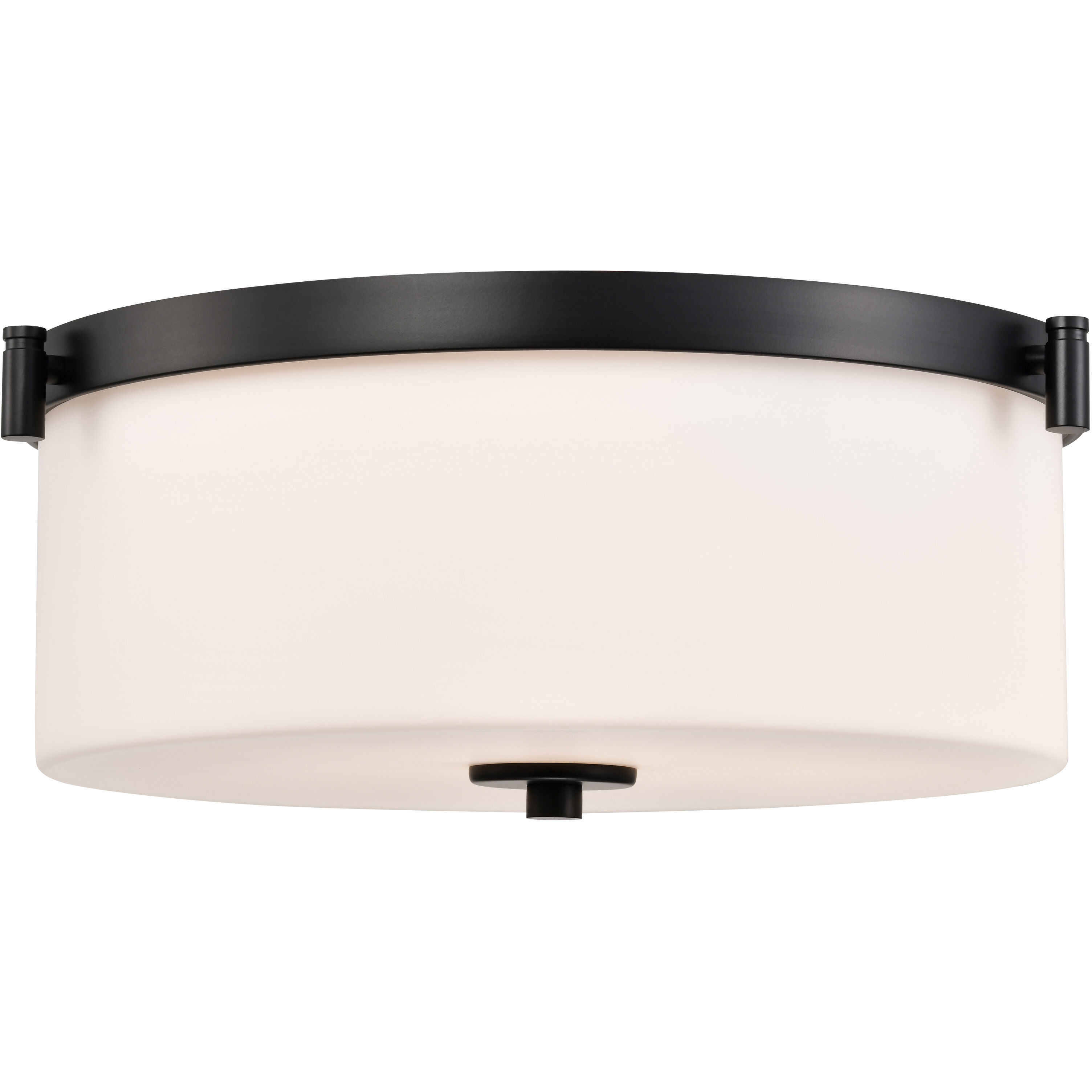 Liam 16.63 inch Matte Black Flush Mount Ceiling Light