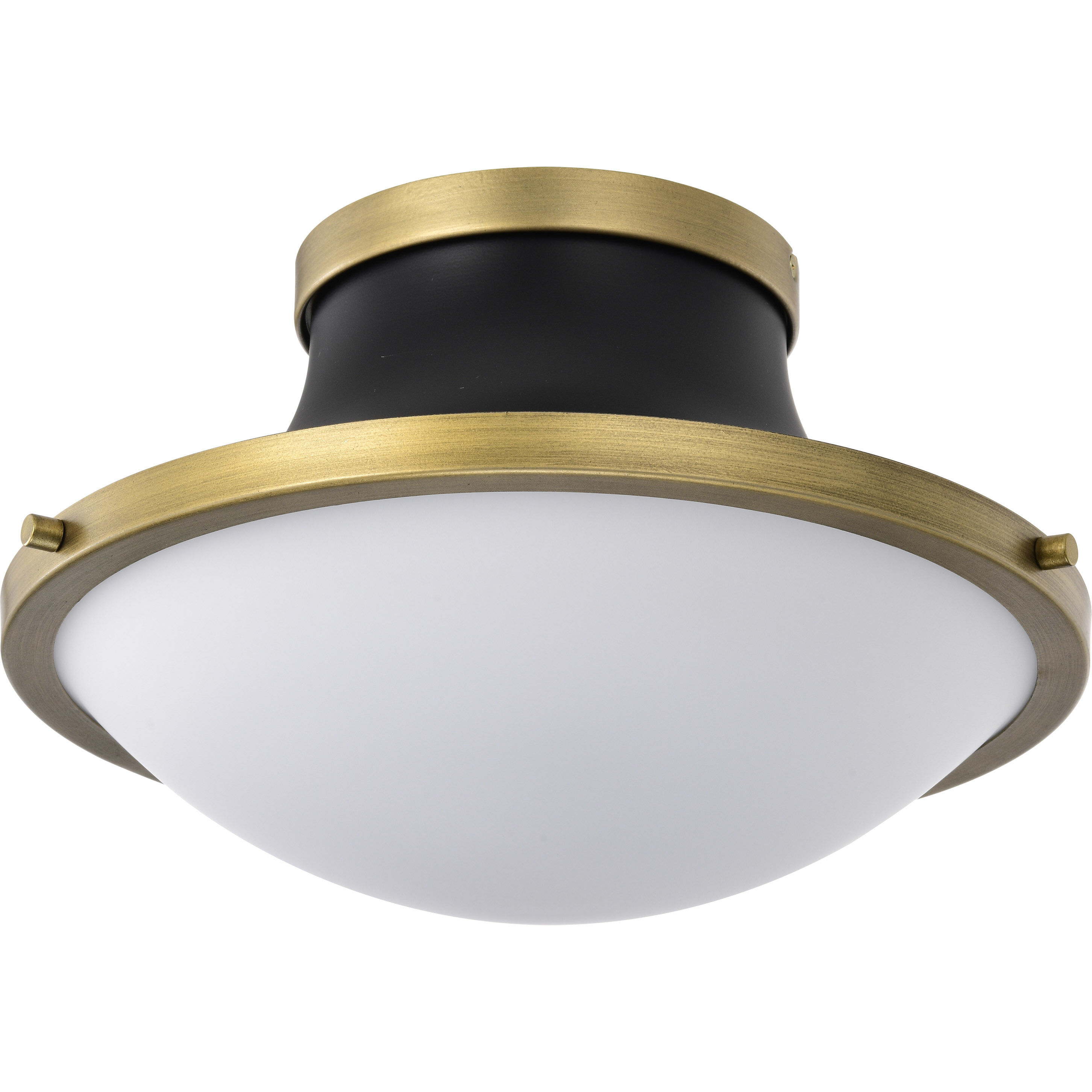 Lafayette 1 Light 14 inch Matte Black Flush Mount Ceiling Light