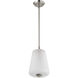 Lune 8 inch Brushed Nickel Pendant Ceiling Light