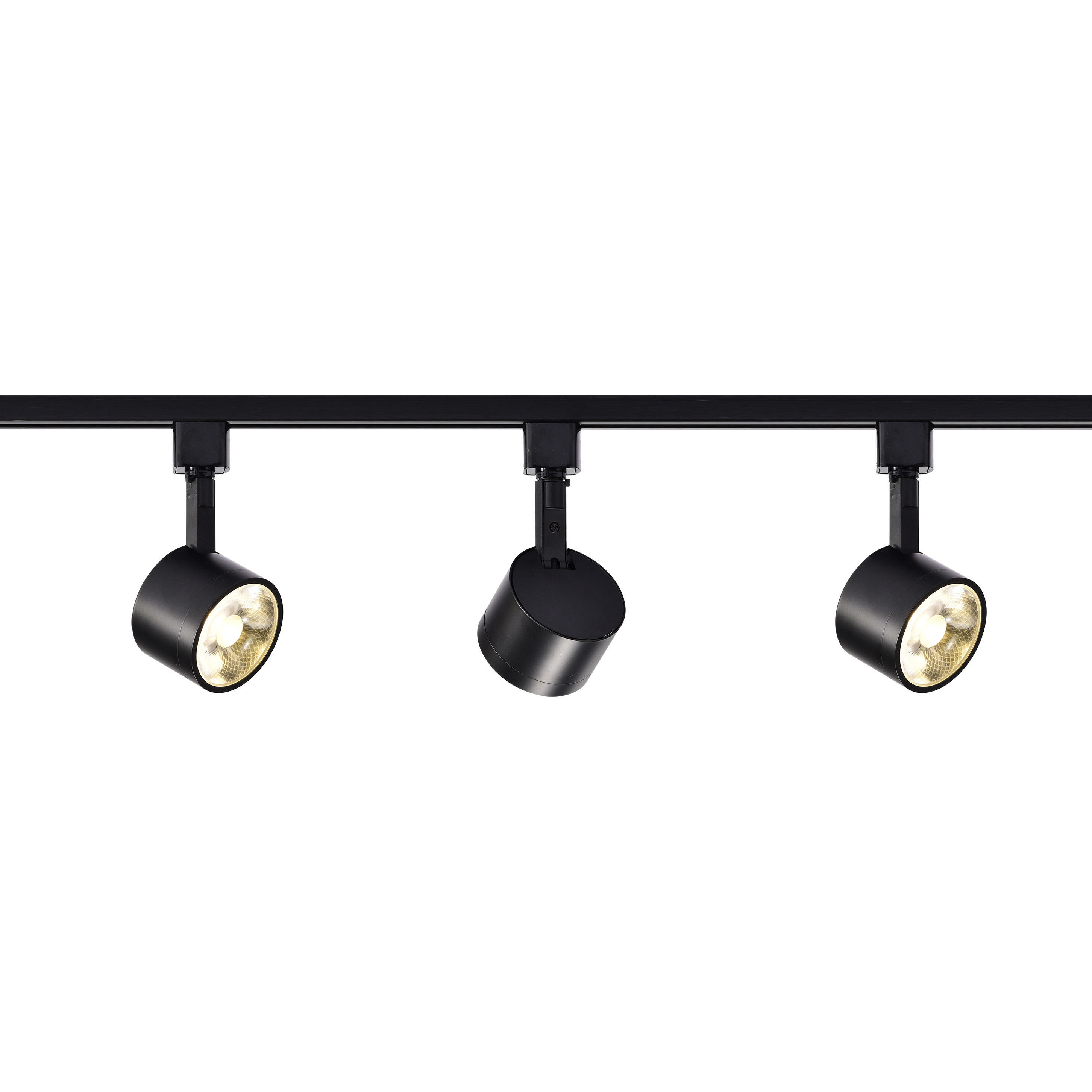 Brentwood 3 Light 120V Black Track Kit Ceiling Light