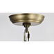 Amado 1 Light 10 inch Vintage Brass Pendant Ceiling Light