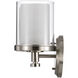 Decker 3 Light 22 inch Brushed Nickel Vanity Light Wall Light