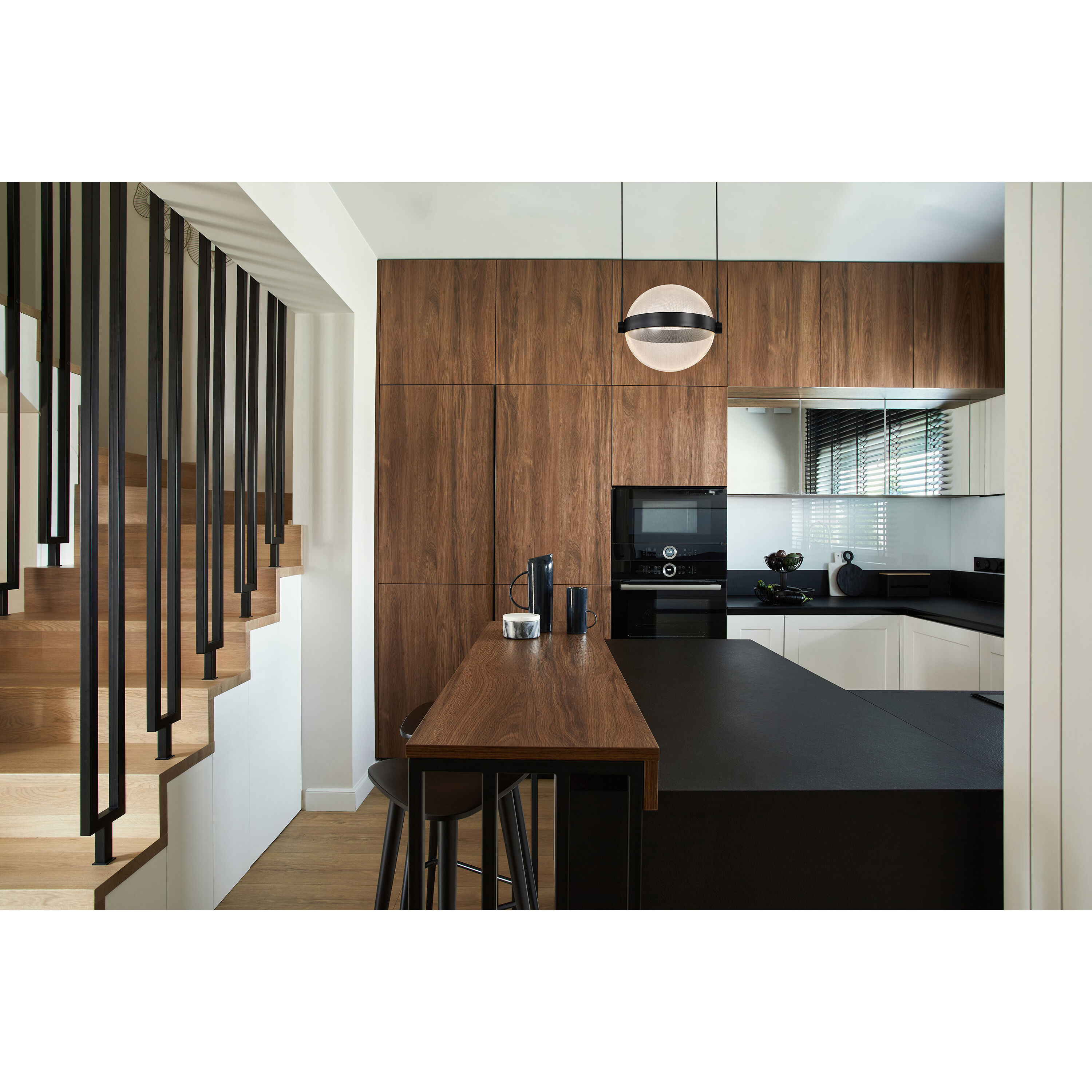 Arvada LED 8.75 inch Matte Black Pendant Ceiling Light