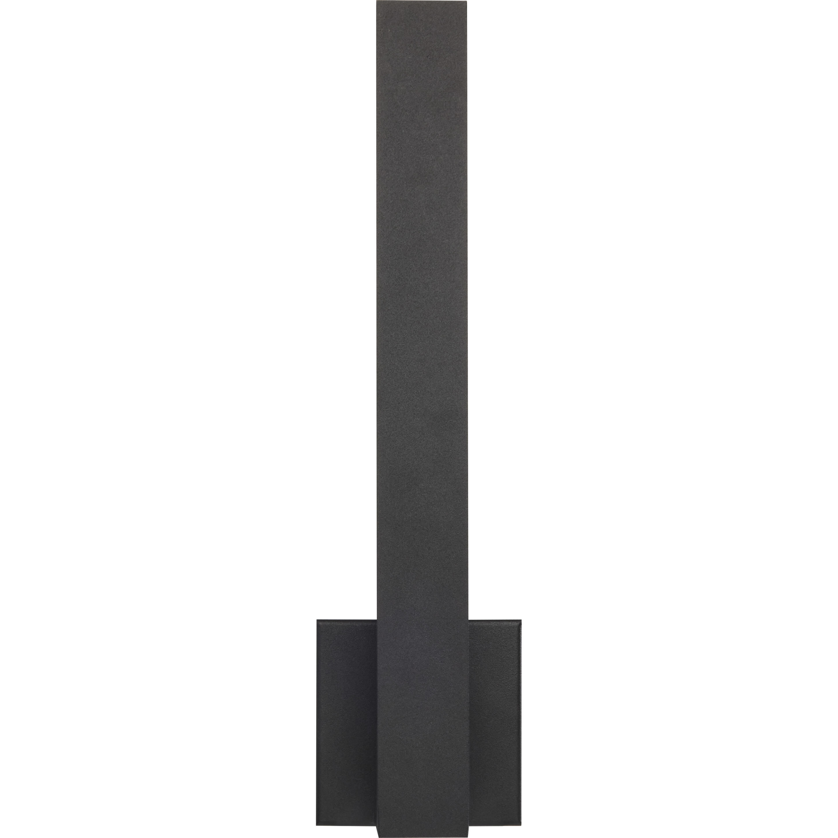 Raven LED 18 inch Textured Matte Black Outdoor Wall Sconce