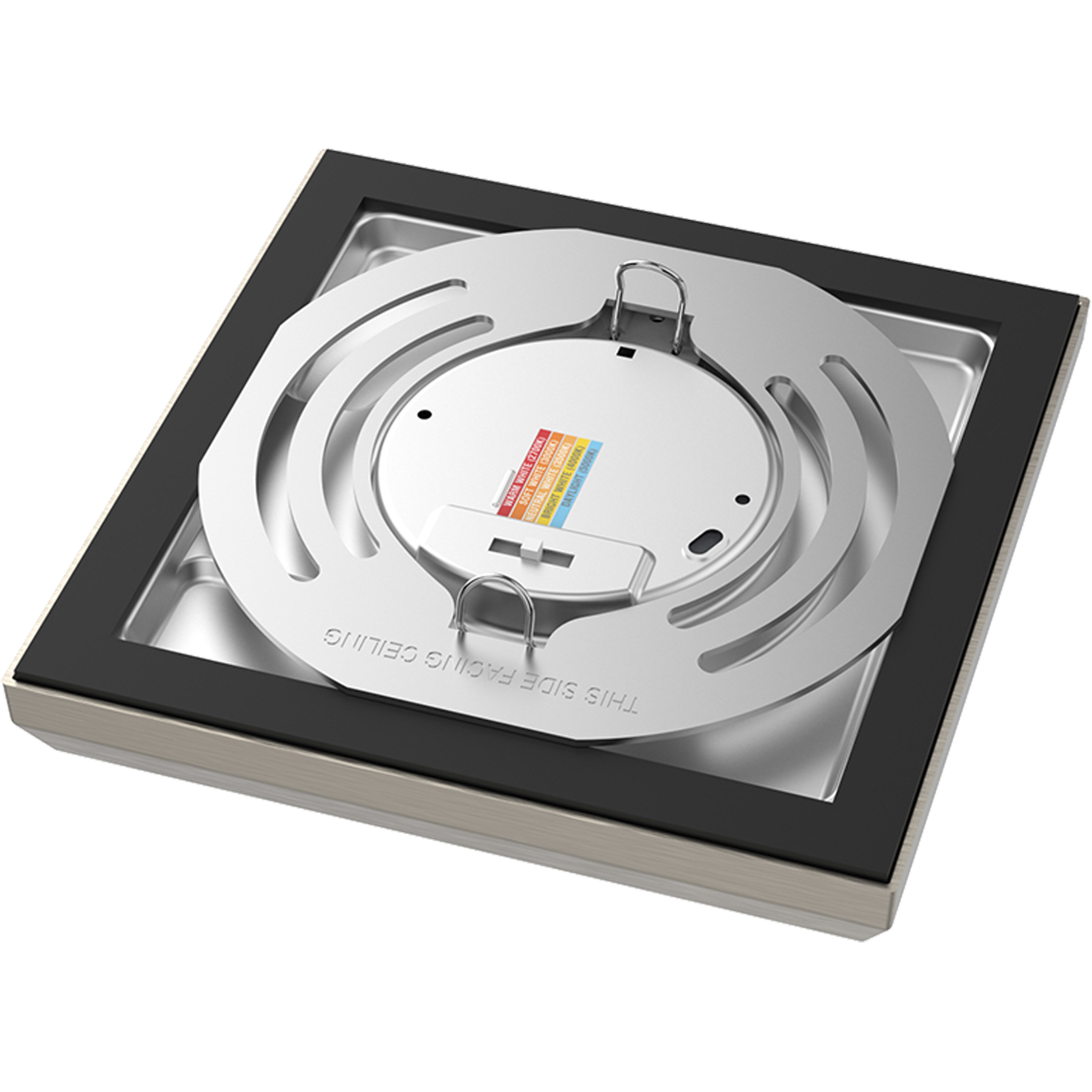 Blink LED 5 inch Brushed Nickel Edge Lit Ceiling Light