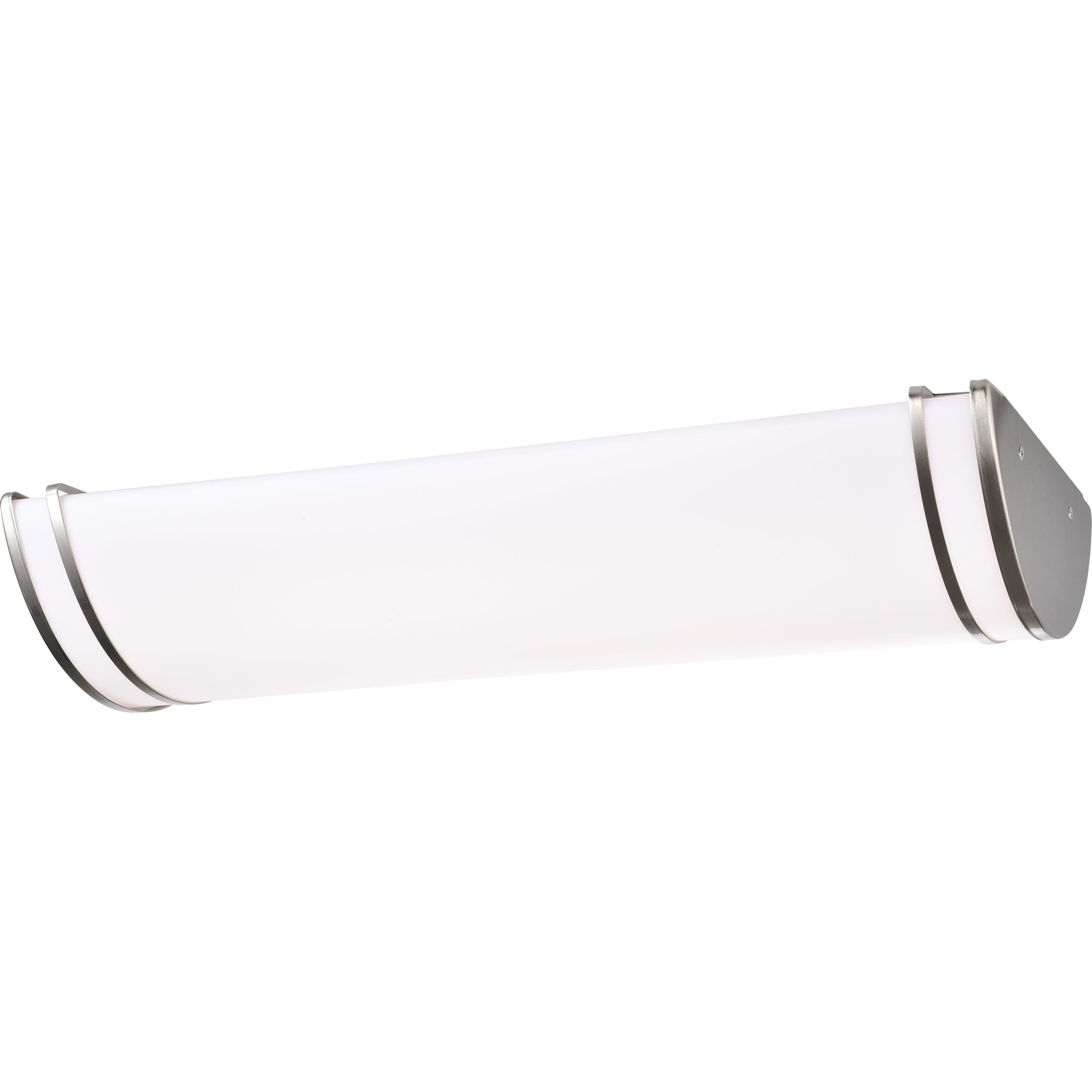 Glamour LED 12 inch Brushed Nickel Linear Flush Ceiling Light
