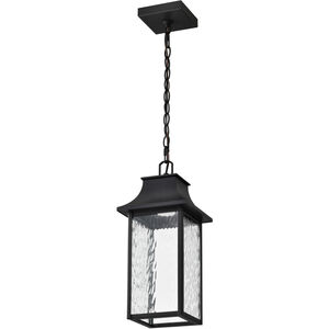 Austen LED Matte Black Outdoor Hanging Fixture