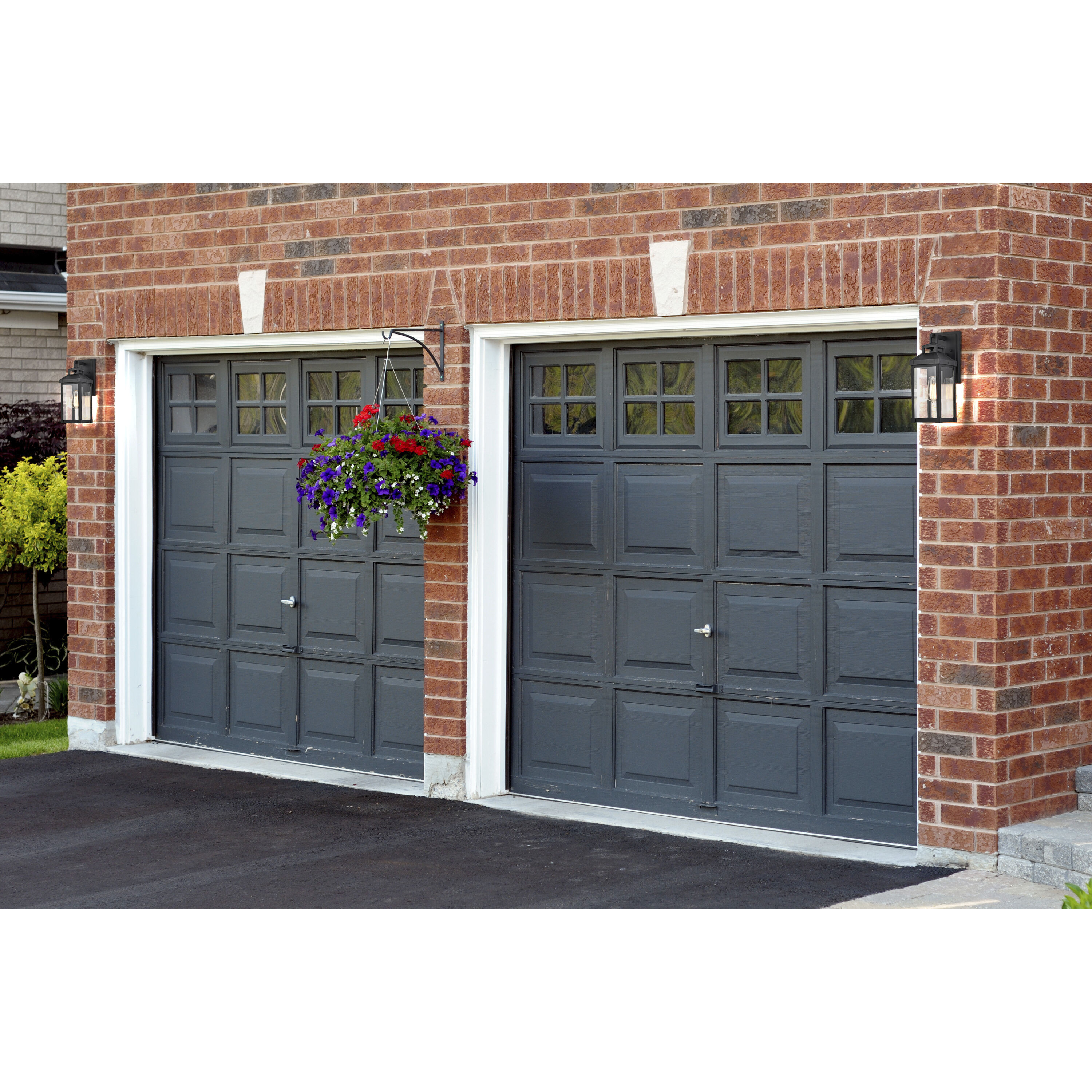 Corning 1 Light 16 inch Matte Black Outdoor Wall Sconce