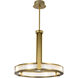 Darrow LED 24 inch Vintage Brass Pendant Ceiling Light