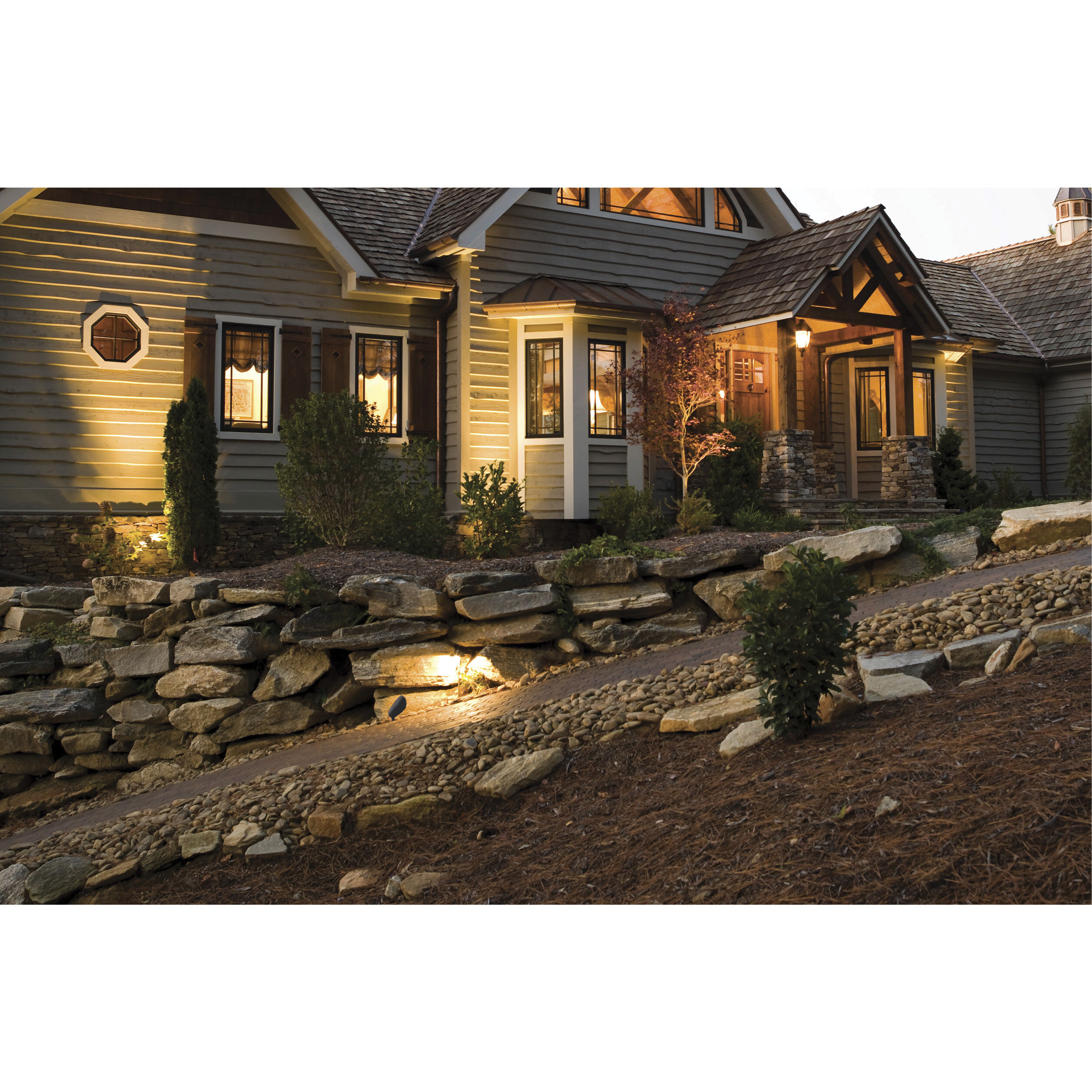 Brentwood 120V 9.00 watt Bronze Landscape Flood Light