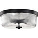 Grayson 13.5 inch Matte Black Flush Mount Ceiling Light