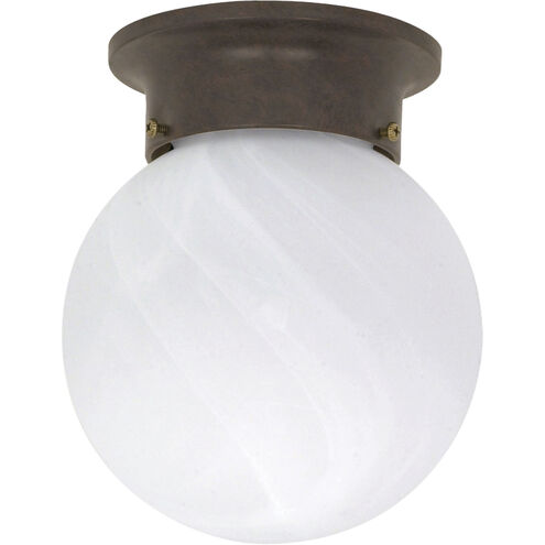 Brentwood 1 Light 6 inch Old Bronze Flush Mount Ceiling Light