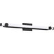 Bowman LED 35.88 inch Matte Black Vanity Light Wall Light