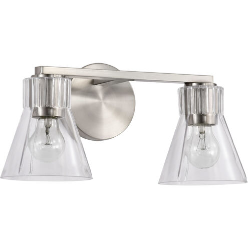 Gianna 16 inch Brushed Nickel Vanity Wall Light