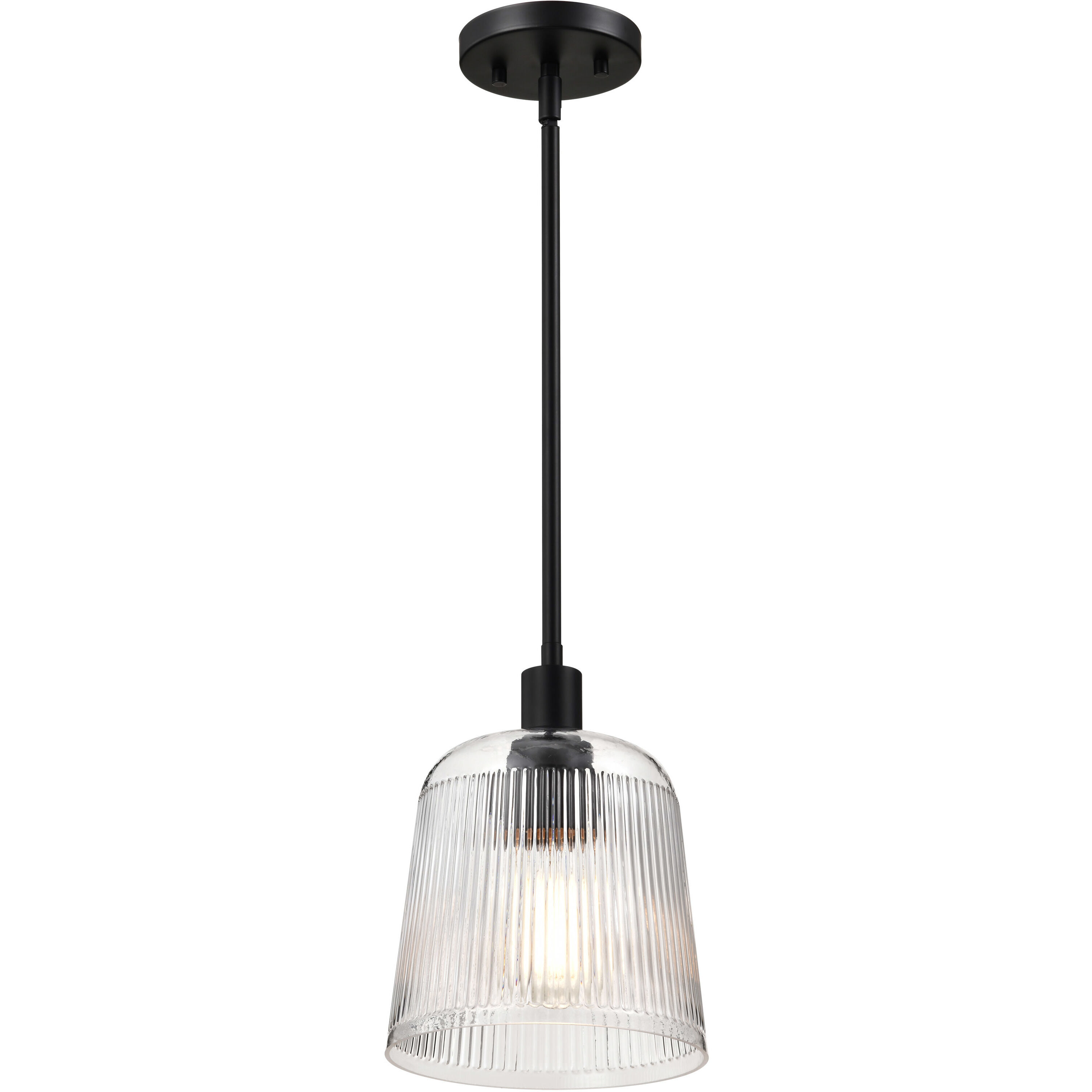 Grayson 8 inch Matte Black Pendant Ceiling Light