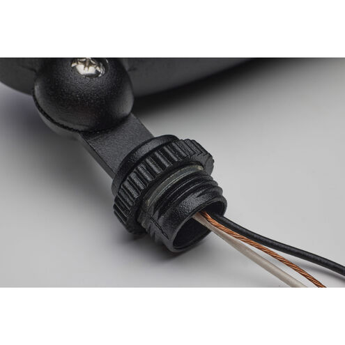 Brentwood 120V 9.00 watt Matte Black Landscape Flood Light