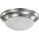 Brentwood LED 12 inch Brushed Nickel Flush Mount Ceiling Light