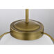 Lakeshore 1 Light 13 inch Natural Brass Pendant Ceiling Light