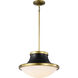 Lafayette 1 Light 18 inch Matte Black Pendant Ceiling Light