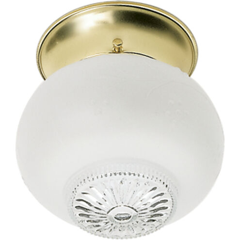 Brentwood 1 Light 5 inch Polished Brass Flush Mount Ceiling Light