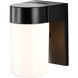 Brentwood 1 Light 8 inch Black Outdoor Wall Mount