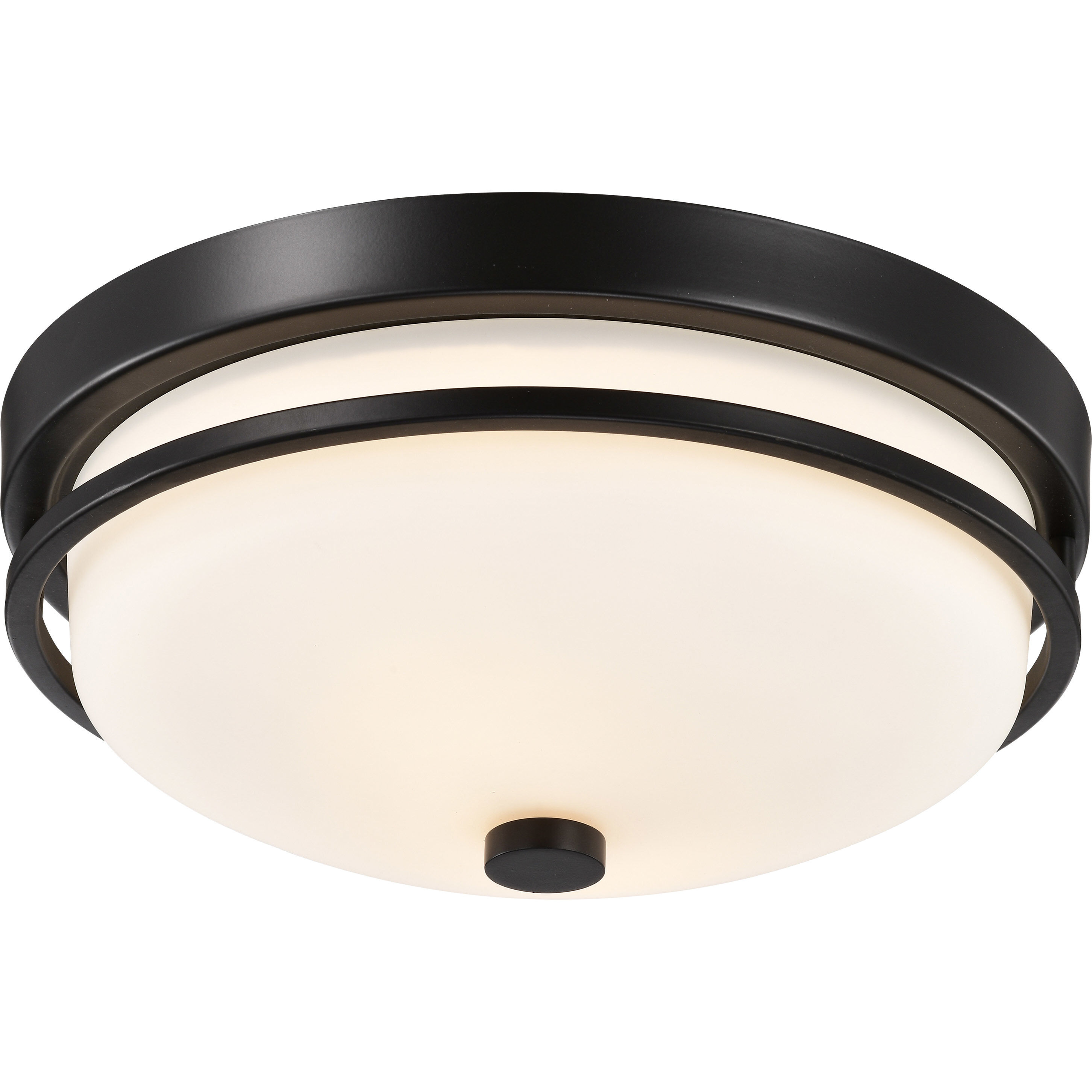 Neval 2 Light 13 inch Sudbury Bronze Flush Mount Ceiling Light