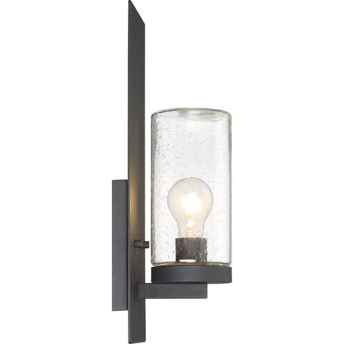 Indie 1 Light 6 inch Textured Black Wall Sconce Wall Light, Large