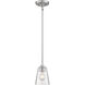 Bransel 1 Light 5 inch Brushed Nickel Pendant Ceiling Light