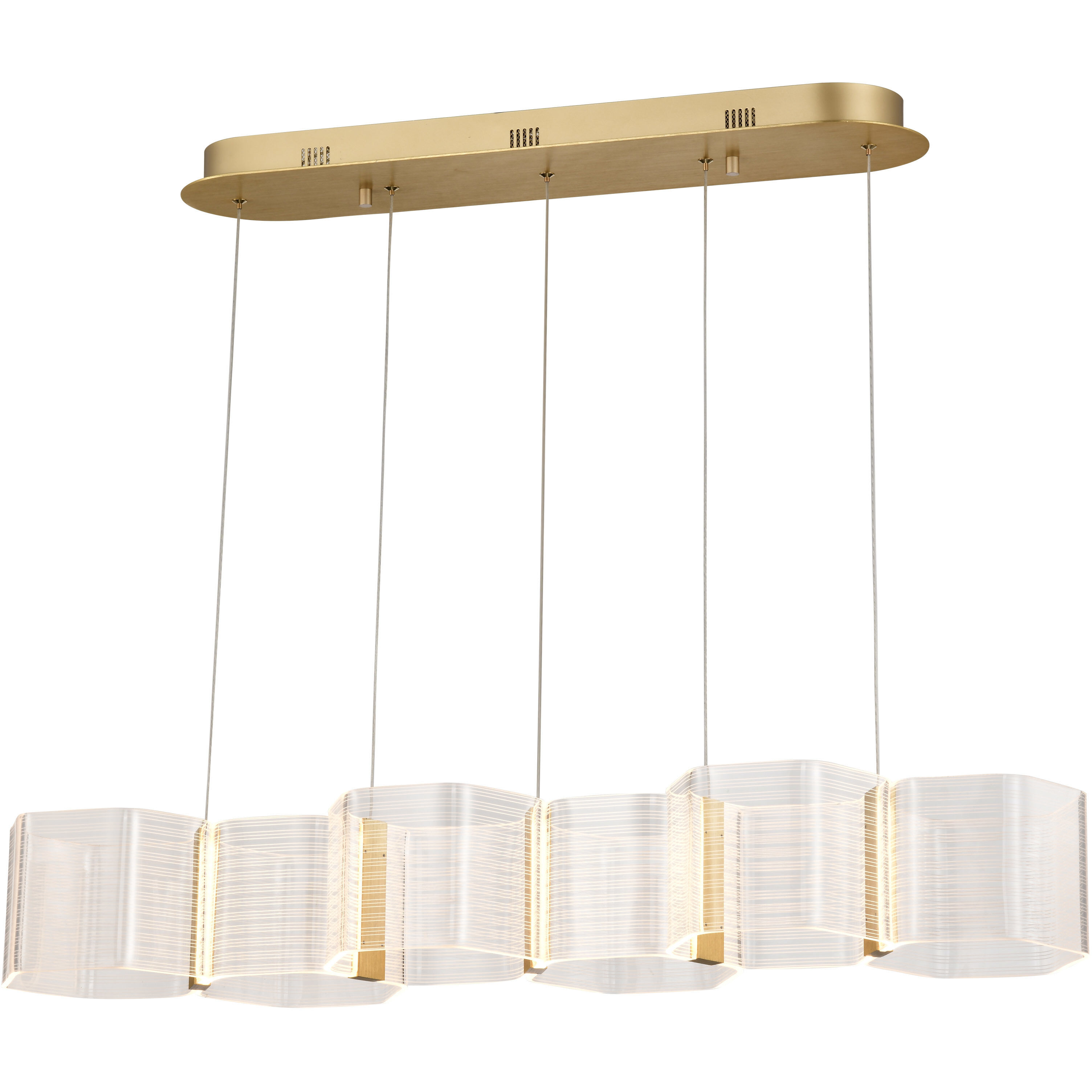 Kenzo LED 10.25 inch Polished Anodized Bronze Pendant Ceiling Light