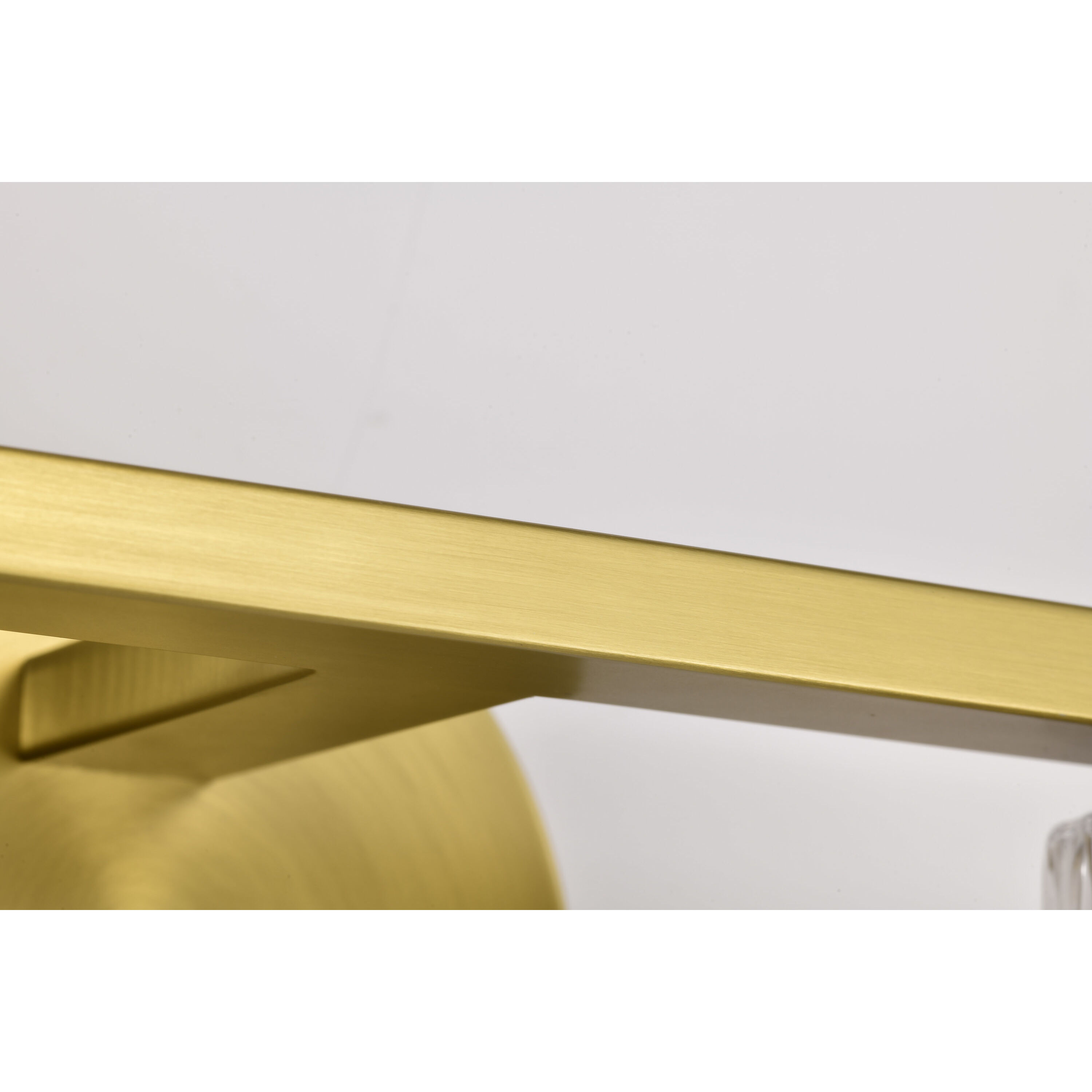 Gianna 33.25 inch Vintage Brass Vanity Wall Light